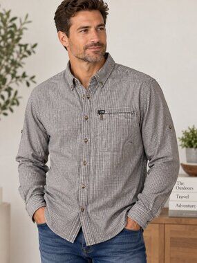 The North Face Men's XL Long Sleeve Gingham Button Up Shirt